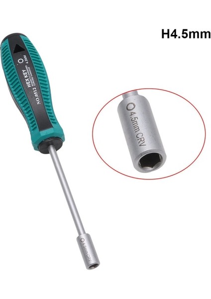 H4.5mm 3MM-14MM Metal Altıgen Soket Sürücü Anahtarı Tornavida Somun Anahtar Nutdriver Araba Oto Tamir El Aracı Tornavida Parafusadeira (Yurt Dışından)