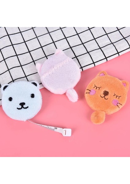 02 1 Adet Rastgele Kumaş Yapma Bantları Sevimli Karikatür Peluş Hayvanlar Şekli 150 cm 60 Inç Dikiş Aracı Ölçü Cetvel Geri Çekilebilir Bant (Yurt Dışından) fırsatları