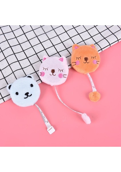 02 1 Adet Rastgele Kumaş Yapma Bantları Sevimli Karikatür Peluş Hayvanlar Şekli 150 cm 60 Inç Dikiş Aracı Ölçü Cetvel Geri Çekilebilir Bant (Yurt Dışından) indirimleri