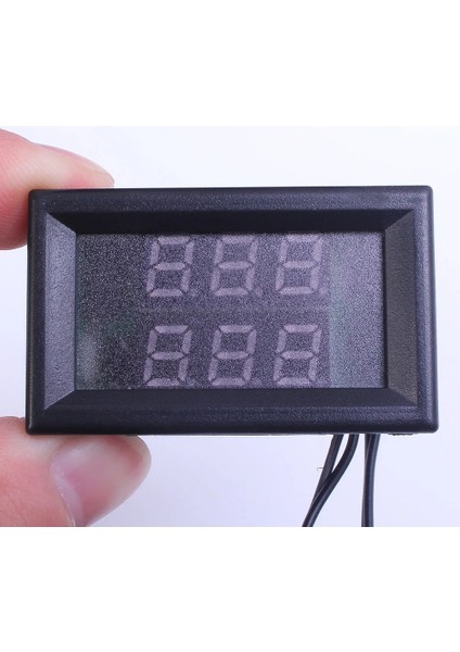 Kırmızı Kırmızı Dc 4 V-28 V 0.28 Inç Mini LED Çift Ekran Dijital Sıcaklık Sensörü, Ntc Su Geçirmez Metal Çift Problu Sıcaklık Test Cihazı (Yurt Dışından) indirimleri
