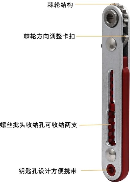 Düz Ödeme Mini Cırcır Anahtarı Tornavida 1/4 Inç Sürücü Soket Altıgen Tornavida Bit Çift Sürücü Kafa Cırcır Anahtarı Aracı Iki Kafalı (Yurt Dışından) modelleri