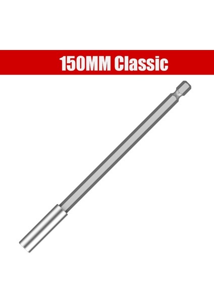 150MM Klasik 60/100/150/200/250MM Elektrikli Matkap Soket Adaptörü 1/4 Hex Shank Kendinden Kilitli Manyetik Bit Holde Toplu Kafa Uzatma Sonrası Araçları (Yurt Dışından)