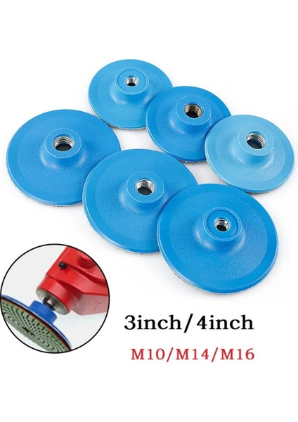 4 Inç M14 3/4 Inç Parlatma Pedi Zımpara Diski Destek Pedi Yapışkanlı Disk Araba Boyası Bakım M10/M14/M16 Threadpolishingdiscs (Yurt Dışından)
