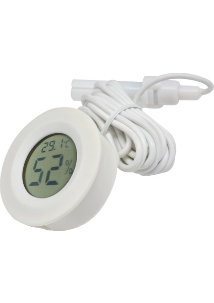 Prob ile Siyah Mini Dijital LCD Termometre Higrometre Ölçer Dondurucu Test Cihazı Sıcaklık Sensörü Nem Ölçer Dedektörü Monitör Kapalı Pet Araba (Yurt Dışından) fırsatları