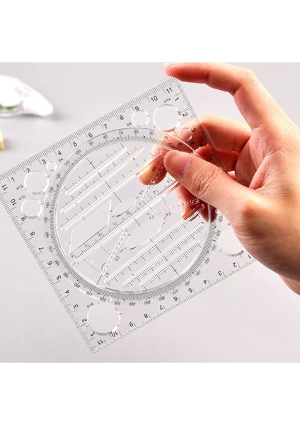 Siyah Dönebilen Çizim Cetveli Öğrenci Matematiksel Stereo Geometri Sanat Tasarım Şablonu (Yurt Dışından) fiyatları