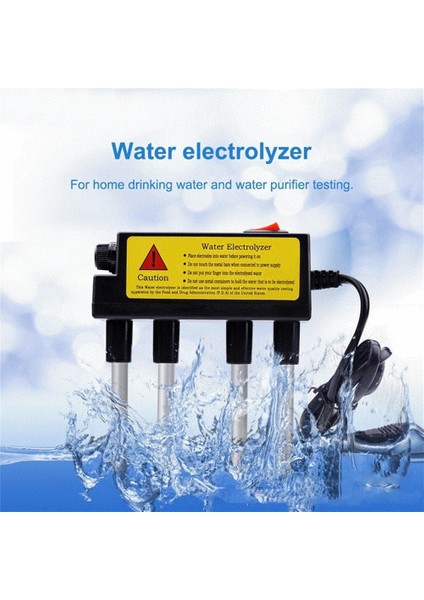 2 Adet Ab Tak Ab/abd Plug Su Kalitesi Elektroliz Testi Premium Elektrot Çubuk Elektroliz Aleti Ev Yüzme Havuzu Tds Test Cihazı (Yurt Dışından)
