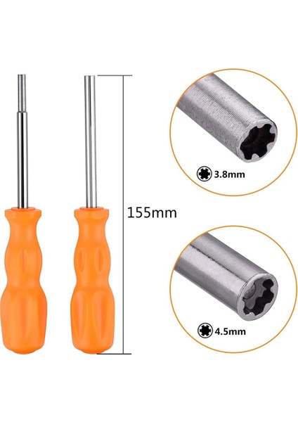3.8mm 3.8mm/4.5mm Güvenlik Tornavida Tamir Aracı Gamebit Nes Snes N64 Gameboy Sega ve Gameboy Renkli Kartuşları Tornavida (Yurt Dışından)