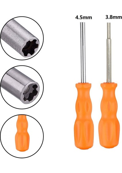 3.8mm 3.8mm/4.5mm Güvenlik Tornavida Tamir Aracı Gamebit Nes Snes N64 Gameboy Sega ve Gameboy Renkli Kartuşları Tornavida (Yurt Dışından)