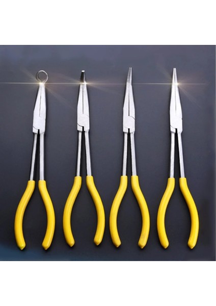 03 1 Adet Ekstra Uzun Kargaburun Seti Düz Bükülmüş Ucu Mekanik Ekipman El Aletleri Profesyonel Tüccarlar ve Yapımcılar Için Mükemmel Araç (Yurt Dışından) indirimleri