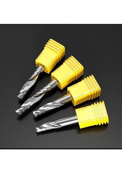 1 Adet 3.175X3.175X22 1 Flüt Spiral Freze Kesicisi Tungsten Karbür Gravür Freze Uçları Cnc Araçları Akrilik Ahşap Mdf 3.175 4 6 8mm Shank End Mill (Yurt Dışından)