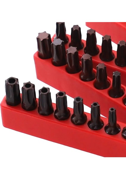 T6-T40 Delikli 25MM Torx Yıldız Tornavida Uçları Delik Manyetik Tornavida Ucu T20 T25 T6-T40 1/4 Inç Hex Shank S2 Çelik Tornavida Seti Araçları (Yurt Dışından)