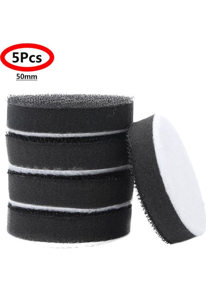 5 Adet 50MM 5 Adet 50/75MM Yumuşak Yoğunluklu Arayüz Pedi Sünger Yastık Tampon Destek Pedleri Kanca/döngü Yüz Parlatma Aşındırıcı Aletler (Yurt Dışından)