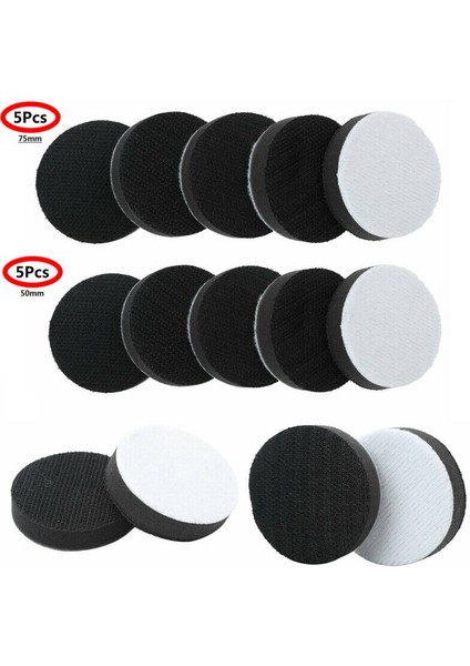 5 Adet 50MM 5 Adet 50/75MM Yumuşak Yoğunluklu Arayüz Pedi Sünger Yastık Tampon Destek Pedleri Kanca/döngü Yüz Parlatma Aşındırıcı Aletler (Yurt Dışından) indirimleri