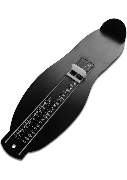 Siyah Ayak Tedbir Aracı Ölçer Yetişkin Ayakkabı Yardımcı Boyutu Ölçüm Cetveli Araçları Yetişkinler Için Ayakkabı Parçaları 18-47 Metre 33 cm x 11 cm (Yurt Dışından)