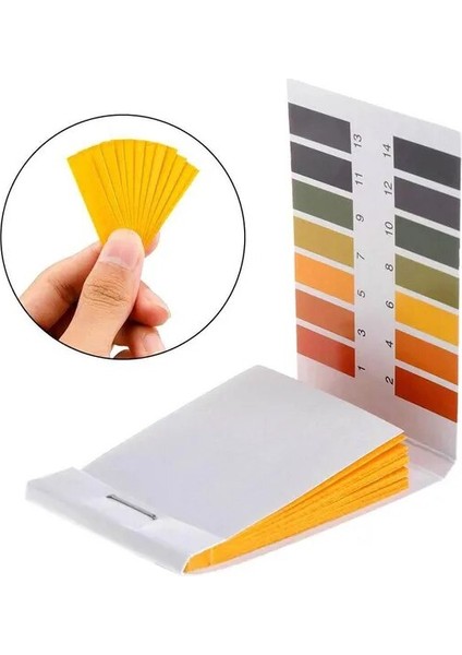 1-14 Test Kağıdı 5m Ph Test Kağıdı Alkali Asit Göstergesi Metre Test Kağıdı Rulosu 0-14 1-14 Ph Metre Su Idrar Tükürük Toprak Turnusol (Yurt Dışından)