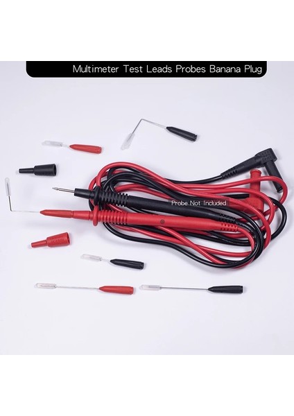 Çarpık Ab Standardı Multimetre Probları 2mm Arayüz 60V/10A Çok Ince Çap 0.7mm Arka Delinme Delinme Probu (Yurt Dışından) indirimleri