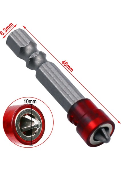 1 Adet Manyetik Tornavida Bit Çapraz Kafa Ph2 Manyetik Tornavida Uçları 1/4 Inç Hex Shank Tornavida Ucu Elektrikli Tornavida Seti (Yurt Dışından)