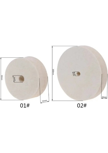 2 Inç 2/4 Inç Parlatma Parlatma Taşlama Yün Keçe Tekerlek Parlatıcı Aşındırıcı Disk Pedi F (Yurt Dışından) fiyatları