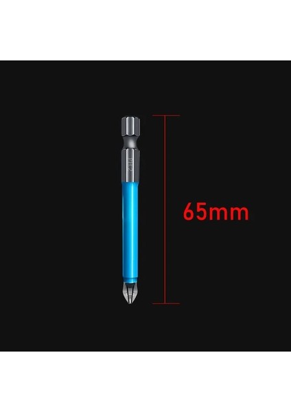65MM Ph2 Çapraz Matkap Ucu Kafa Tornavida Uçları El Aletleri Kaymaz Elektrikli Hex Shank Manyetik Tornavida Matkap Ucu Toplu Kafa Aracı (Yurt Dışından)
