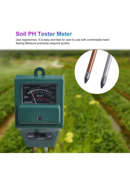 Tip 1 3 In 1 Toprak Nem Ölçer Ph Testi Asitlik Nem Dedektörü Dikim Test Cihazı Çiçek Su Analizörü Açık Kapalı Bahçe Aracı (Yurt Dışından) indirimleri