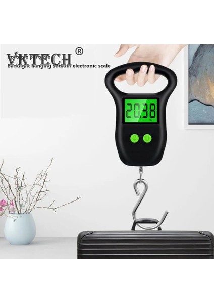 Styleb Taşınabilir 50 kg Asılı Terazi Arkadan Aydınlatmalı Elektronik Balıkçılık Ağırlıkları Cep Dijital Terazi Balıkçılık Bagaj Mutfak Ağırlığı (Yurt Dışından) fiyatları