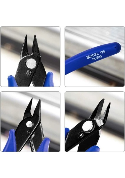 2 Adet 1/2 Adet Profesyonel Pense Çok Fonksiyonlu Aletler Elektrik Teli Kablo Kesiciler Kesme Yan Snips Gömme Paslanmaz Çelik Makası (Yurt Dışından) fiyatları