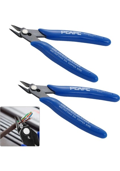 2 Adet 1/2 Adet Profesyonel Pense Çok Fonksiyonlu Aletler Elektrik Teli Kablo Kesiciler Kesme Yan Snips Gömme Paslanmaz Çelik Makası (Yurt Dışından) indirimleri