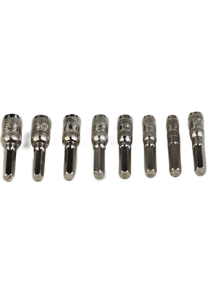 8 Adet Hex Soket H4 Vida Metrik Sürücü Aracı Matkap Ucu Ph2.0/m2.5-5.5mm Hex Shank Hex Somun Soket 6 Nokta Altıgen Soket El Aletleri (Yurt Dışından)