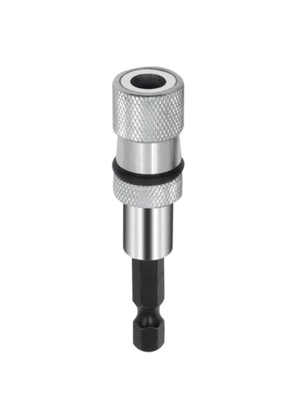 Gümüş 1/4 Inç Hex Shank Manyetik Bit Tutucu Tornavida Setleri Matkap Uçları ile Hex Sürücü Bar Uzatma Elektrikli Uçları Tornavida (Yurt Dışından)