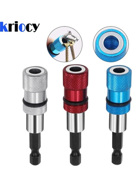 Gümüş 1/4 Inç Hex Shank Manyetik Bit Tutucu Tornavida Setleri Matkap Uçları ile Hex Sürücü Bar Uzatma Elektrikli Uçları Tornavida (Yurt Dışından) fiyatları