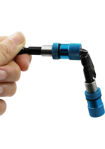 Gümüş 1/4 Inç Hex Shank Manyetik Bit Tutucu Tornavida Setleri Matkap Uçları ile Hex Sürücü Bar Uzatma Elektrikli Uçları Tornavida (Yurt Dışından) modelleri