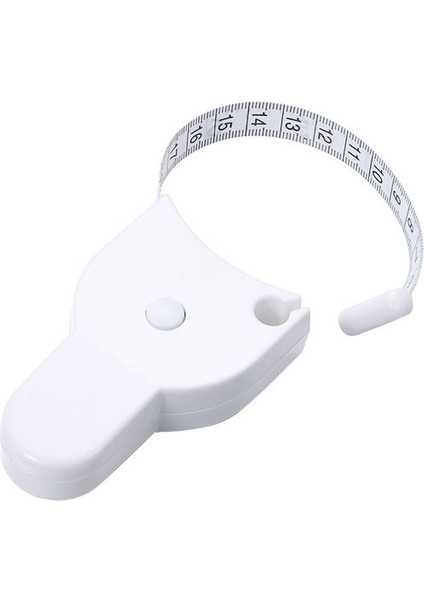 150 cm (60 Inç) Kendinden Sıkmalı Vücut Mezura Cetvel 150 Cm/60 Inç Dikiş Terzi Terzilik Ölçü Cetveli Metre Filmi Bel Göğüs Bacaklar (Yurt Dışından)