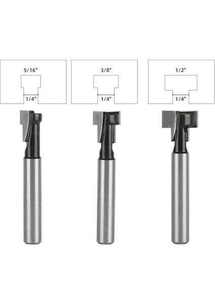 4 1/4 "6mm 6.35 mm 8mm Shank T Yuvası Kesici Yönlendirici Bit Seti Altıgen Cıvata Anahtar Delik Uçları T Planya Freze Kesici Ahşap Ağaç Işleme Için (Yurt Dışından) indirimleri