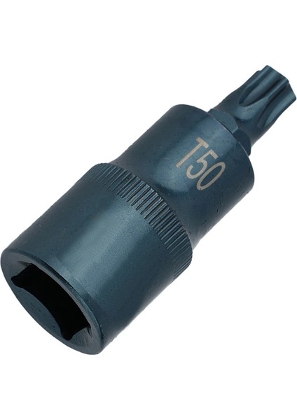 T70 Torx Tornavida Bit Aracı 1/2 Soket Uçları Adaptörü T30 T40 T45 T50 T55 T60 T70 1/2 Inç Adaptör El Aleti Çok Fonksiyonlu (Yurt Dışından)