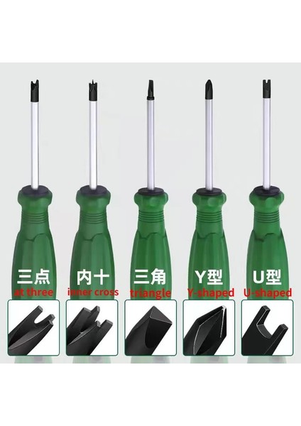 U Şeklinde Tornavida Üçgen Tornavida U Tipi/y Tipi/dahili Çapraz/yeni Üç Noktalı Tornavida 5 Doların Altında Ev Tipi Özel Şekilli Tornavida (Yurt Dışından) indirimleri