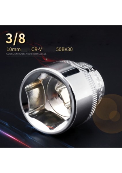 11MM 3/8 Inç Sürücü 8-24MM Altıgen Anahtar Kafası Cr-V 6 Nokta Diş Cırcır Anahtarı Lokma Seti Araba Tamir Aracı Soket Somun Sökme Için Yeni (Yurt Dışından)