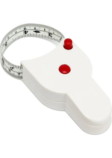 Vücut Ölçüm Bandı 2'si 1 Arada Kit Dijital Vücut Yağ Kumpas ve Vücut Ölçüm Bandı Dijital Vücut Yağ Analiz Cihazı + Mezura Paketi Cilt Kas Test Cihazı (Yurt Dışından)