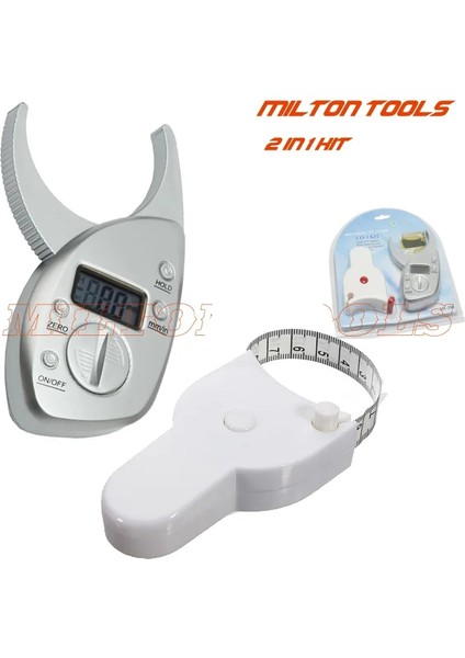 Vücut Ölçüm Bandı 2'si 1 Arada Kit Dijital Vücut Yağ Kumpas ve Vücut Ölçüm Bandı Dijital Vücut Yağ Analiz Cihazı + Mezura Paketi Cilt Kas Test Cihazı (Yurt Dışından) modelleri