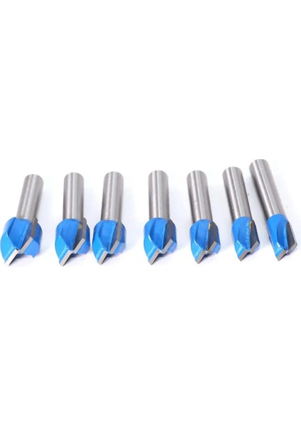 No 2 1 Adet 8mm Shank Temizleme Alt Ahşap Yönlendirici Bit 16 Boyutları Tungsten Karbür End Mill Ağaç Işleme Araçları Freze Kesicisi (Yurt Dışından)