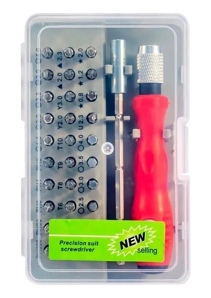 Paket 2 32 In 1 Tornavida Seti Manyetik Hassas Tornavida Uçları Onarım Torx Cırcır Tornavida Telefon Laptop Için Kaymaz El Aleti (Yurt Dışından)