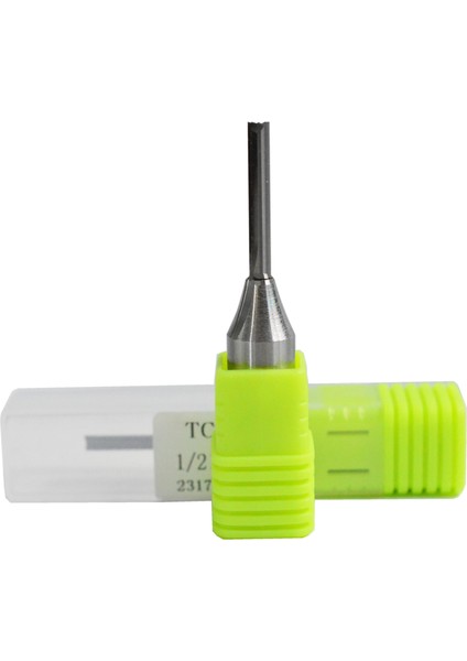 12.7X4X24X75L 1 Adet 1/2 Shank Cnc Tct 2 Flüt Düz End Mill Ağaç Işleme Aleti Karbür Kesici Yönlendirici Bit Mdf Kontrplak Sunta Yuvası Matkap (Yurt Dışından)