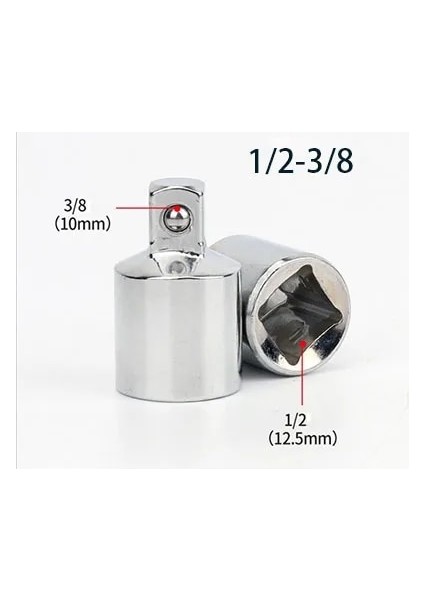 1-2 Ila 3-8 1/4 "3/8" 1/2" Cr-V Çelik Soket Cırcır Dönüştürücü Adaptör1/2 Ila 1/4 Ağır Soket Dönüştürücü Anahtarı-Kol Araba Tamir Araçları Için (Yurt Dışından)