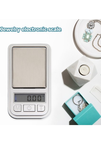 A 100G 100/200G 0.01G Mini Hassas Cep Elektronik Dijital Ölçeği Altın Takı Denge Gram Terazi Mutfak Tartı Denge Aracı (Yurt Dışından)