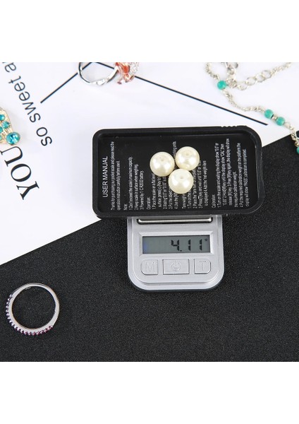 A 100G 100/200G 0.01G Mini Hassas Cep Elektronik Dijital Ölçeği Altın Takı Denge Gram Terazi Mutfak Tartı Denge Aracı (Yurt Dışından)