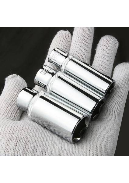 7mm 3/8 "sürücü 63MM Hex Derin Soket Anahtarı Kafası Crv Alaşımlı Anti-Pas 6 Nokta Lokma Seti Tork Anahtarı Cırcır Lokma Anahtar (Yurt Dışından)