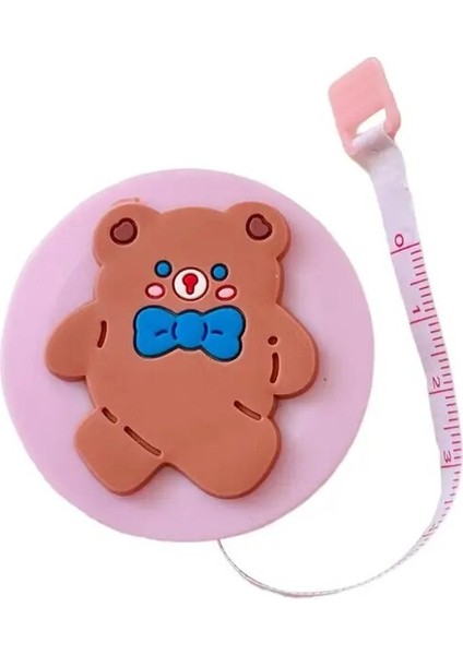 I 1.5 M Taşınabilir Karikatür Mini Mezura Geri Çekilebilir Cetvel Dikiş Esnek Ölçüm Cetveli Bel Büstü Ölçme (Yurt Dışından)