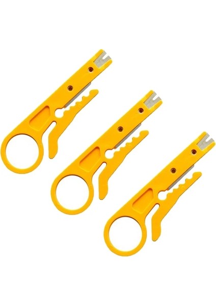 3 Adet 3/2/1 Adet Tel Striptizci Bıçak Crimper Pense Sıkma Aracı Kablo Sıyırma Tel Kesici Çok Araçları Kesim Hattı Cep Çok Amaçlı (Yurt Dışından)