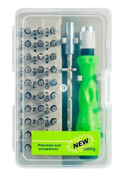 Paket 1 32 In 1 Tornavida Seti Manyetik Hassas Tornavida Uçları Onarım Torx Cırcır Tornavida Telefon Dizüstü Bilgisayar Için Kaymaz El Aleti (Yurt Dışından)