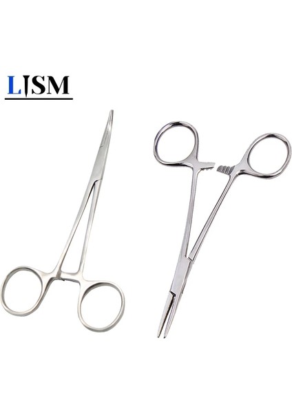 Kavisli 12.5cm Paslanmaz Çelik Kavisli Uç ve Düz Uçlu Forseps Kilitleme Kelepçesi Hemostatik Forseps Arteriyel Forseps Kelepçe Balık Kancası Pense (Yurt Dışından) modelleri