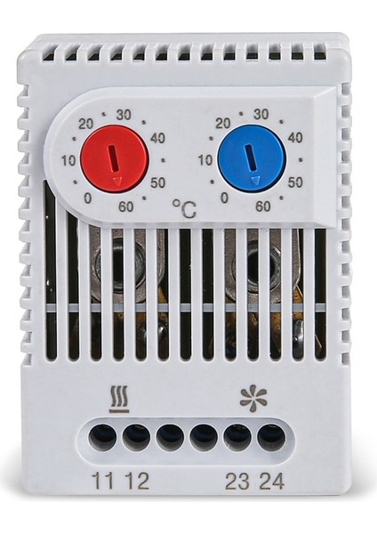 KTO011 Isıtma Kompakt Bimetal Termostat 0-60°c KTO011 KTS011 Dın Ray Montajlı Mekanik Sıcaklık Kontrol Cihazı Normal Açık Kapalı Kto 011 Kts (Yurt Dışından)